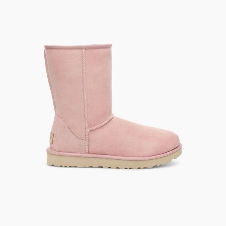 UGG Classic Short II Pink Boots for Women (VJGX84235)